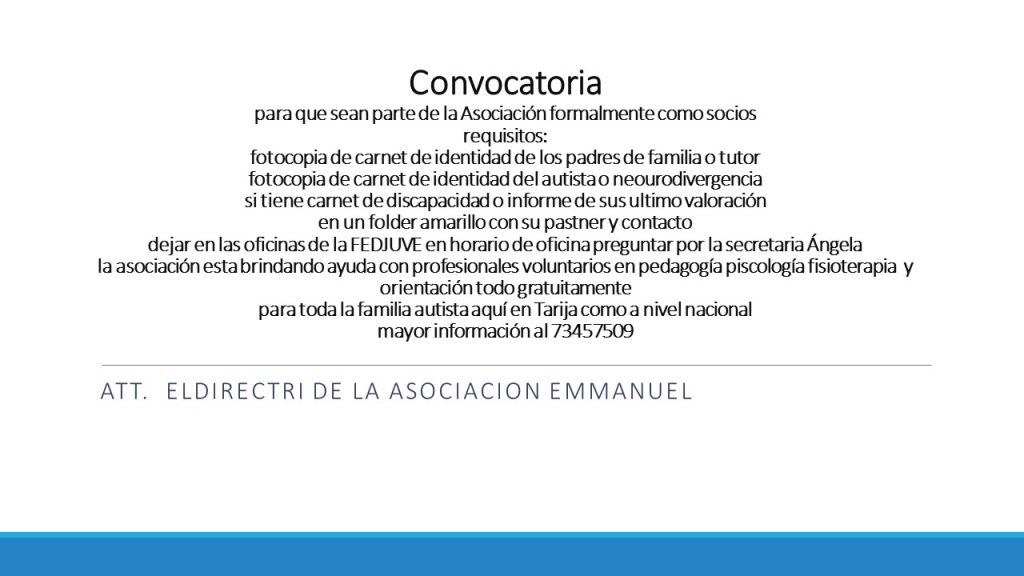 Convocatoria